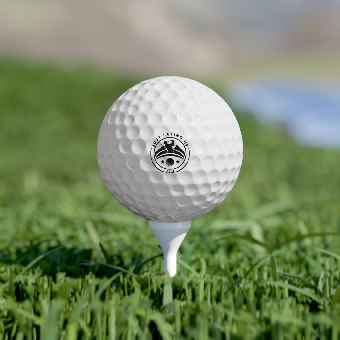 Just Laying Up Golf Balls - 6 Pack for Enthusiasts