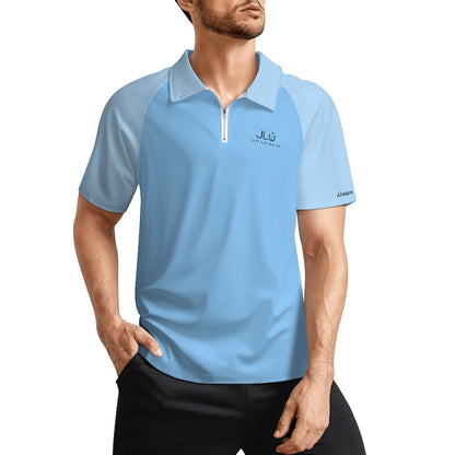 Zip Polo Shirts for Men Relaxed Fit - Always Little t
