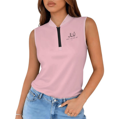 Pink Sunset - Women's Sleeveless Golf Shirt JLU