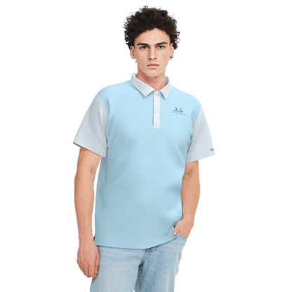 Men's Performance Mesh Sports Polo Shirt-Lightweight 155g