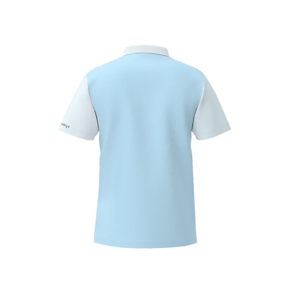 Men's Performance Mesh Sports Polo Shirt-Lightweight 155g