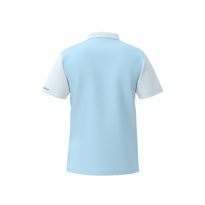 Men's Performance Mesh Sports Polo Shirt-Lightweight 155g