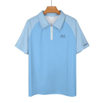 Zip Polo Shirts for Men Relaxed Fit - Always Little t